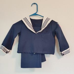 Vintage Navy Sailor 4T Knit costume dress up